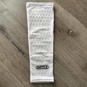 Battle Sports Ultra-Stick Football Full Arm Sleeve-white-Size S/M